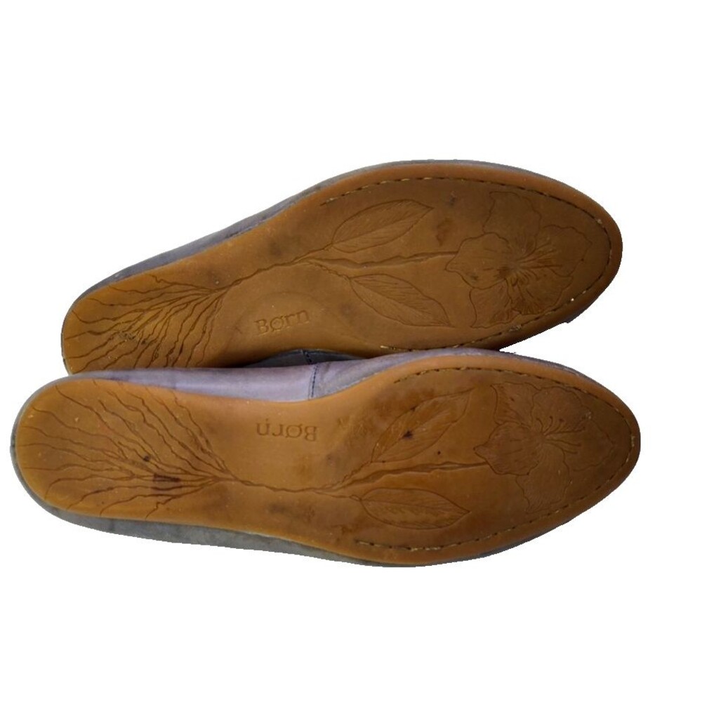 Born Womens Maple Campanula Gray Leather Slip On Flat Loafers Size 9.5/ 41 - Picture 9 of 12